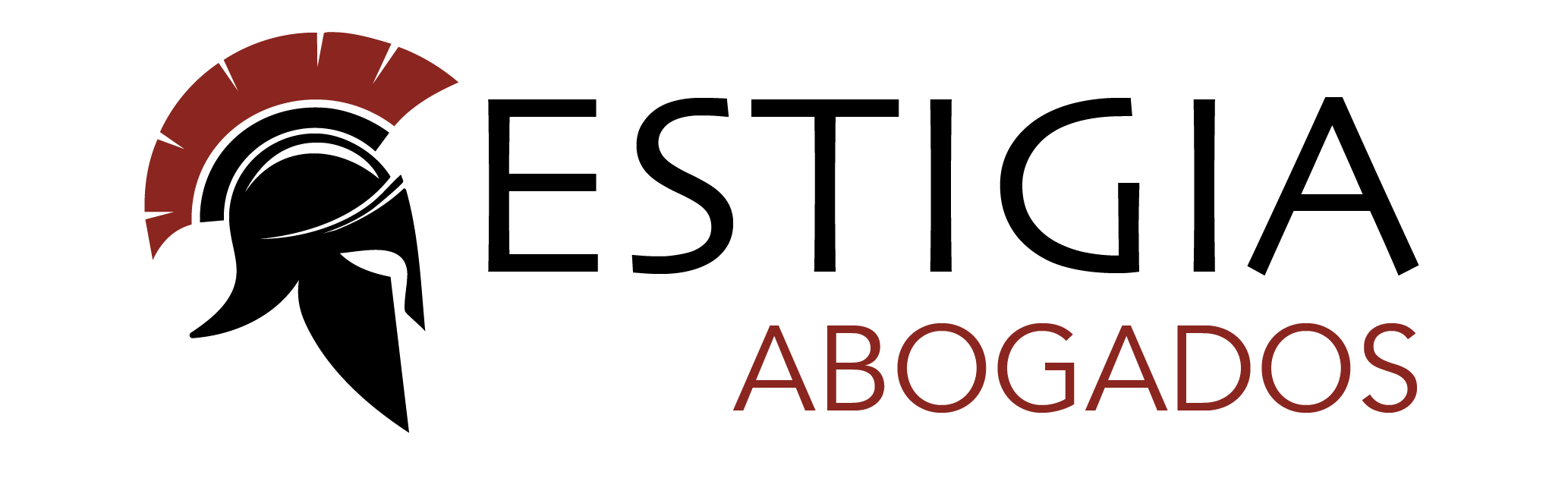 Logo de Estigia Abogados con guerrero romano